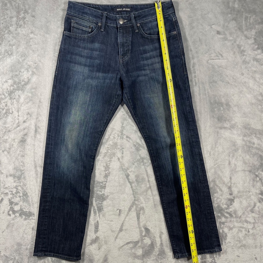 Mavi Jeans Dark Wash Slim Fit Denim Pants Casual Everyday Wear Mens 30x30 - Picture 3 of 11